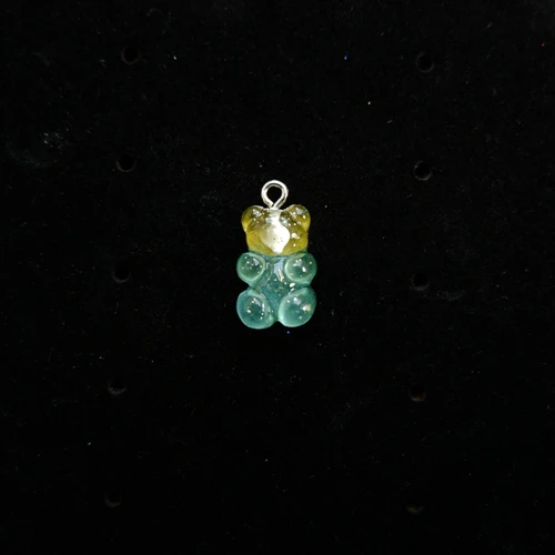 6 TBAEW Gummy bear, подвески, плоская задняя смола, кабошон для DIY, ожерелье, серьги, брелок, аксессуары для изготовления ювелирных изделий - Окраска металла: 6