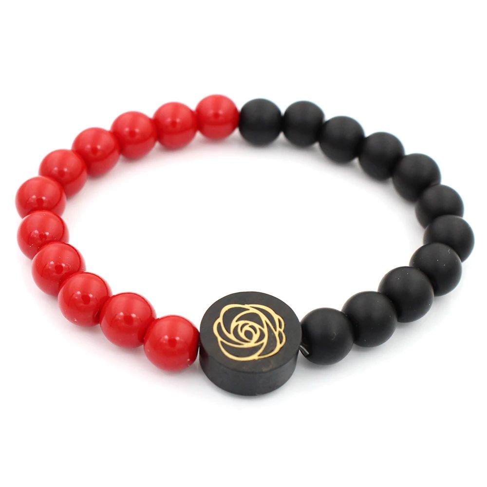 Бусины-шармы с бусинами из натурального дерева 8 мм | Украшения и аксессуары