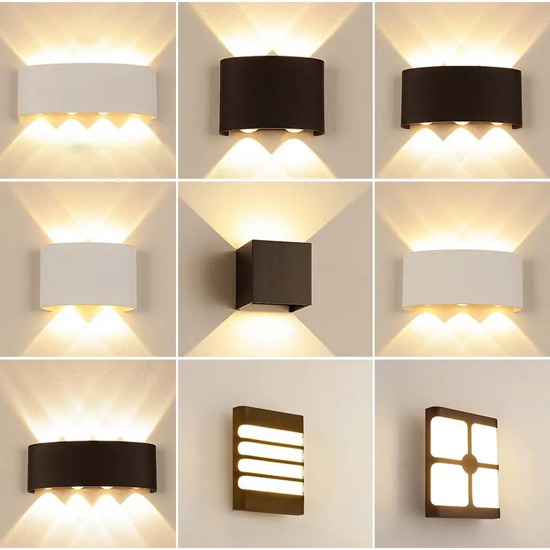 Outdoor & Indoor LED Wall Accent Lights Selection Exterior Wall Lamps Wall Lamps (Indoor)