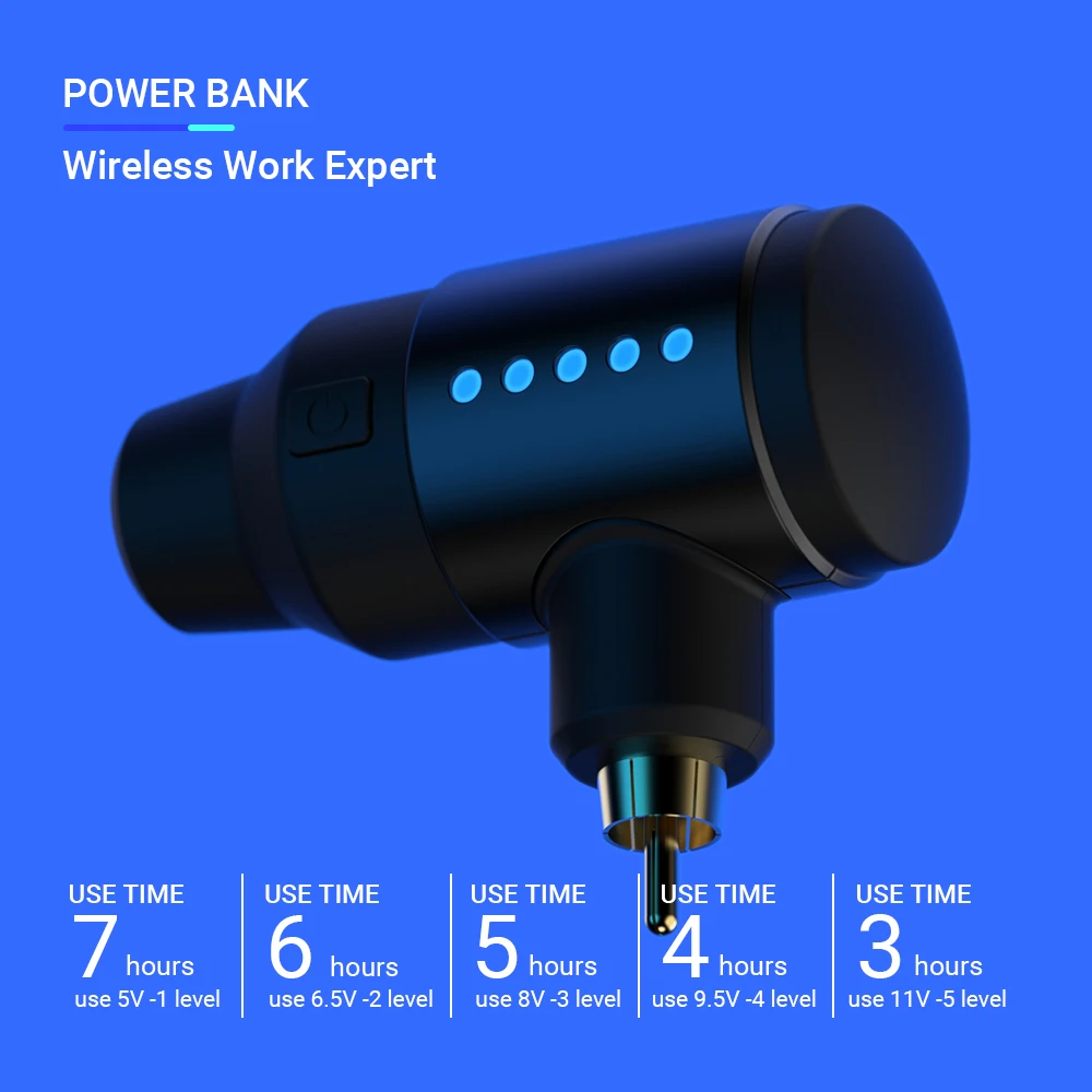 Мини Беспроводная Татуировка Электропитание для тату батарейный блок для насадка для татуировочной машины