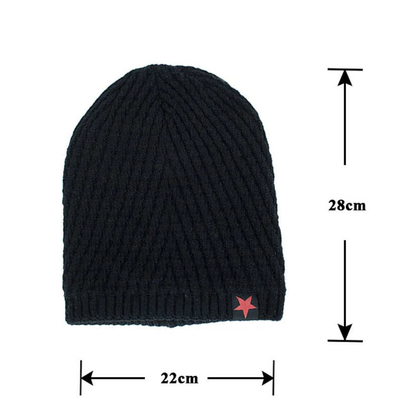 RoxCober зима плюс бархатный теплый вязаный свитер шапки Skullies шапочки головные уборы