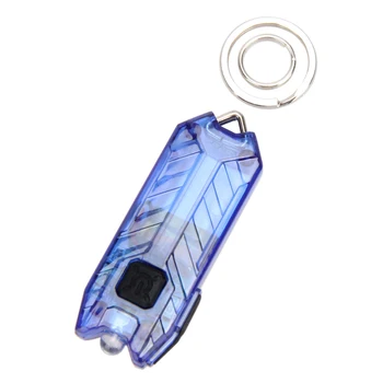 

Led Compact Mini Torch 45LM 2 Modes Tube Lamp Outdoor USB Charging Portable Keyring Light Rechargeable