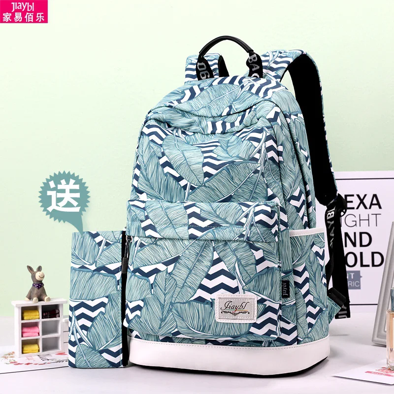 

Backpack Women's Korean-style Fashion High Secondary School Students Casual Backpack Canvas Junior High School STUDENT'S Univers