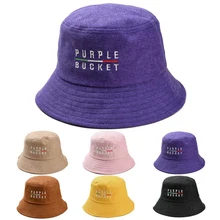 1PC Autumn Winter Corduroy Unisex Hip Hop Men Women panama warm Bucket Hat