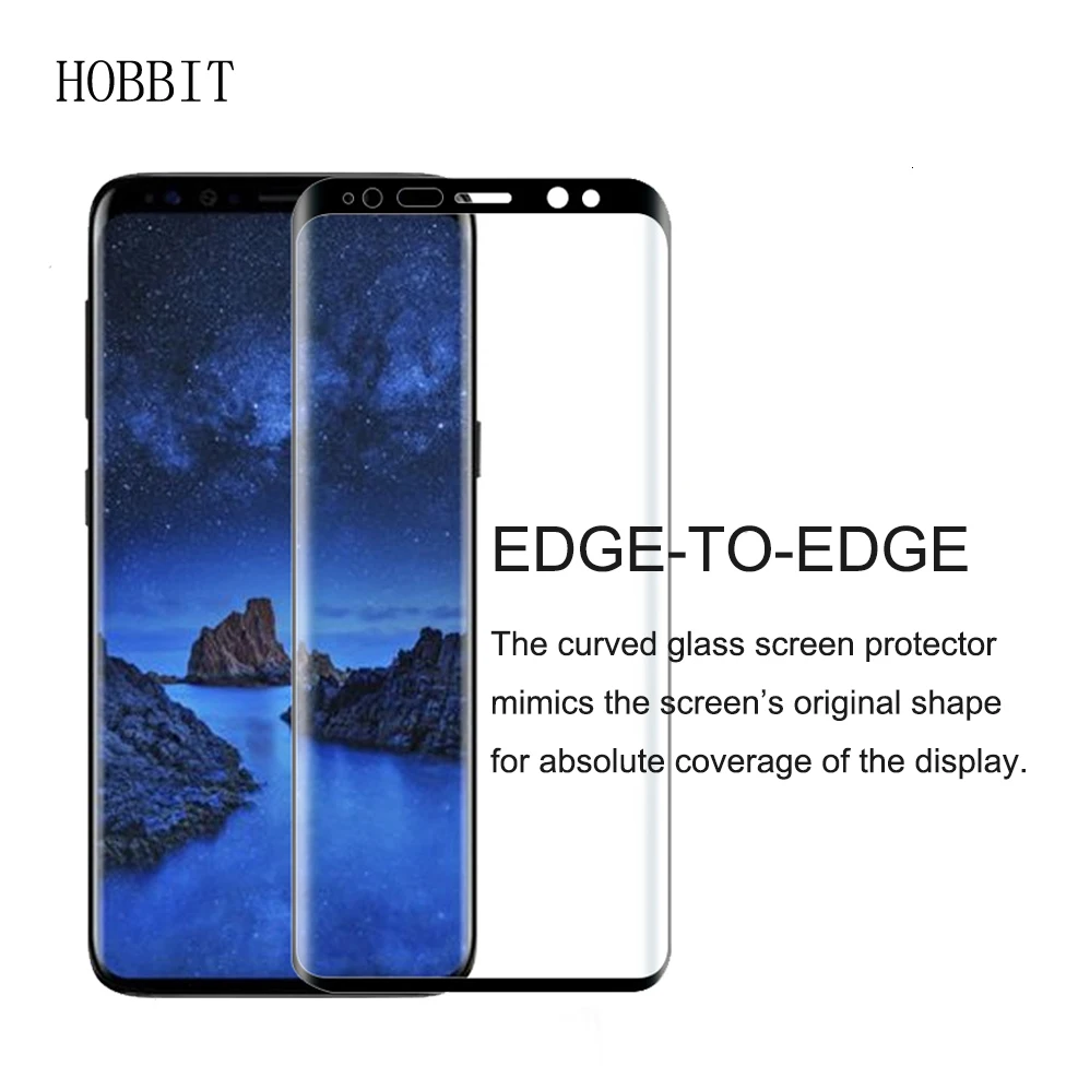 Для samsung Galaxy S9 0,3 мм 2.5D 3D изогнутое полное покрытие 9H Закаленное стекло протектор экрана для S9 Plus 3d полное покрытие пленка