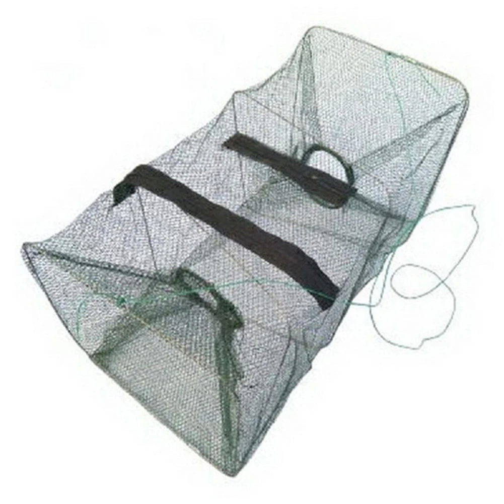 4Layer Collapsible Fishing Basket Dip Net Fishing Cage Fishing Accessories Tool^