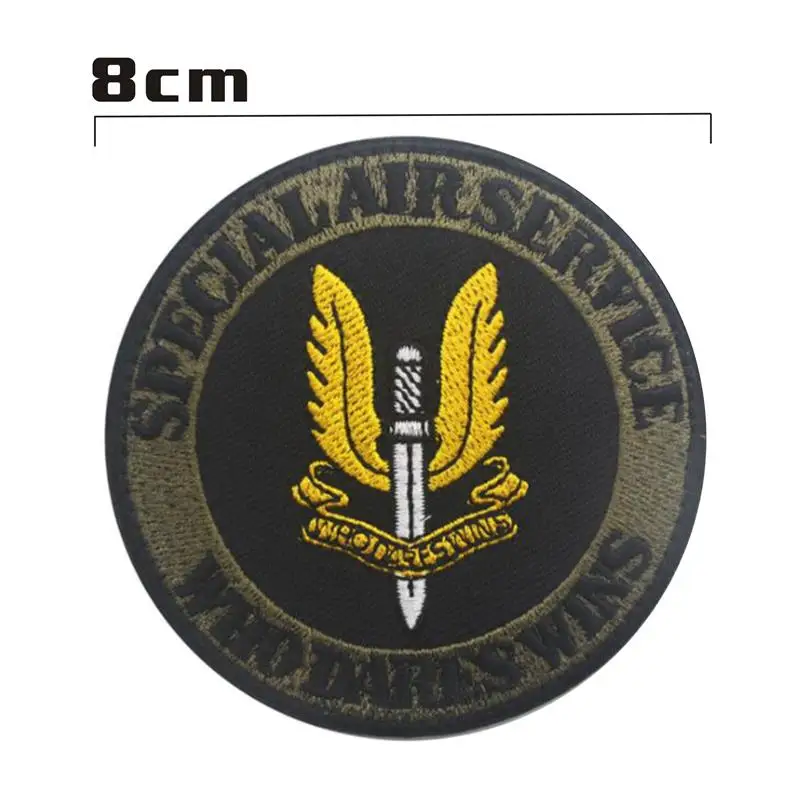SAS вышивальный Знак Эмблемы крыла Великобритании Special полный спектр услуг в стиле