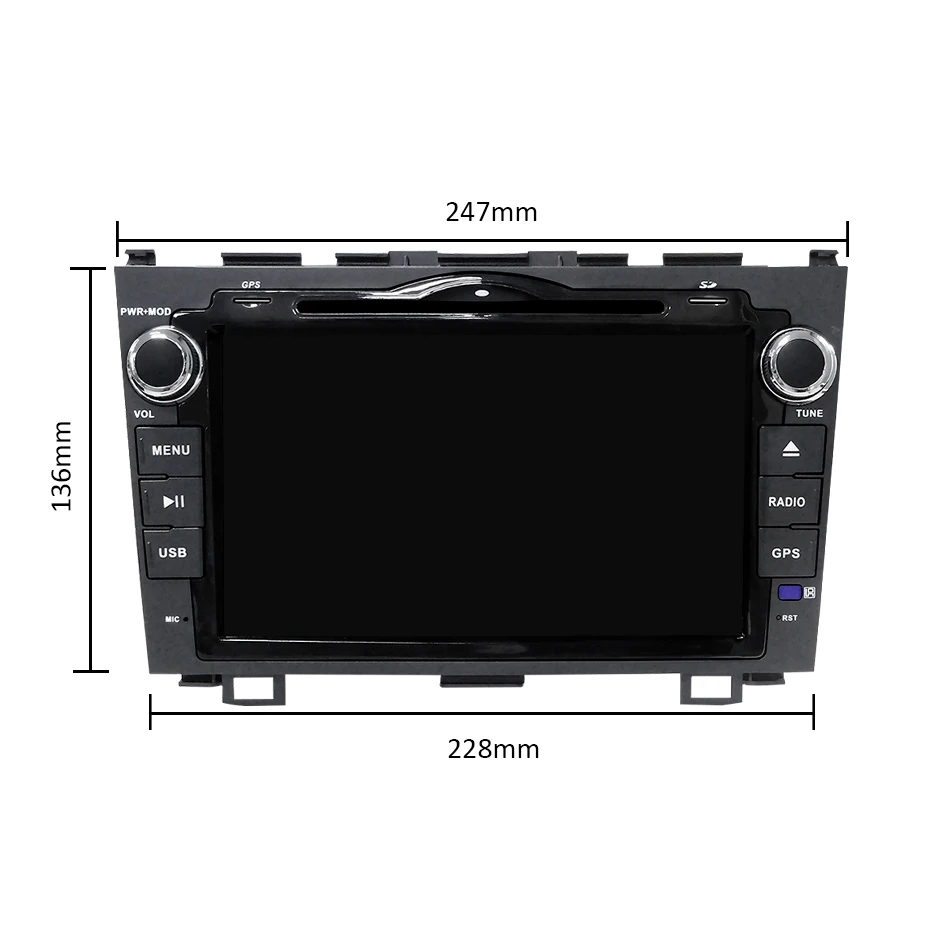 8 ядерный 4G 64G 2 din Android 9,0 автомобильный dvd мультимедиаплеер gps навигация для Honda CRV C-RV 2006-2011 Автомобильный Радио wifi dvr obd2 dsp