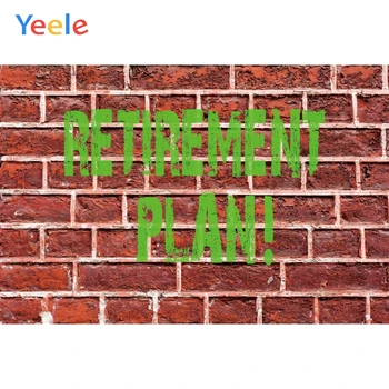 

Yeele Retirement Party Photocall Red Bricks Wall Photography Backdrops Personalized Photographic Backgrounds For Photo Studio