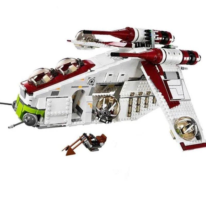 

2019 New technic lepining Star Wars Republic Gunship Set Kids Educational Building Blocks Bricks Christmas Gifts for Boys Gift