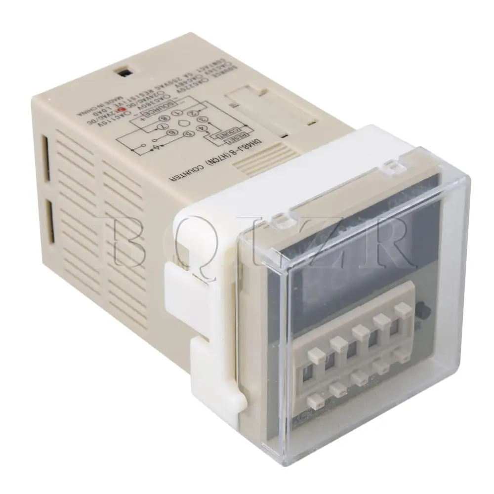 

BQLZR DH48S-8 Electrical Programmable Digital Timer Delay Relay AC/DC12V