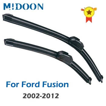

MIDOON Wiper LHD Front Wiper Blades For Ford Fusion ( Europe Model ) 2002 - 2012 Windshield Windscreen Front Window 22"+16"