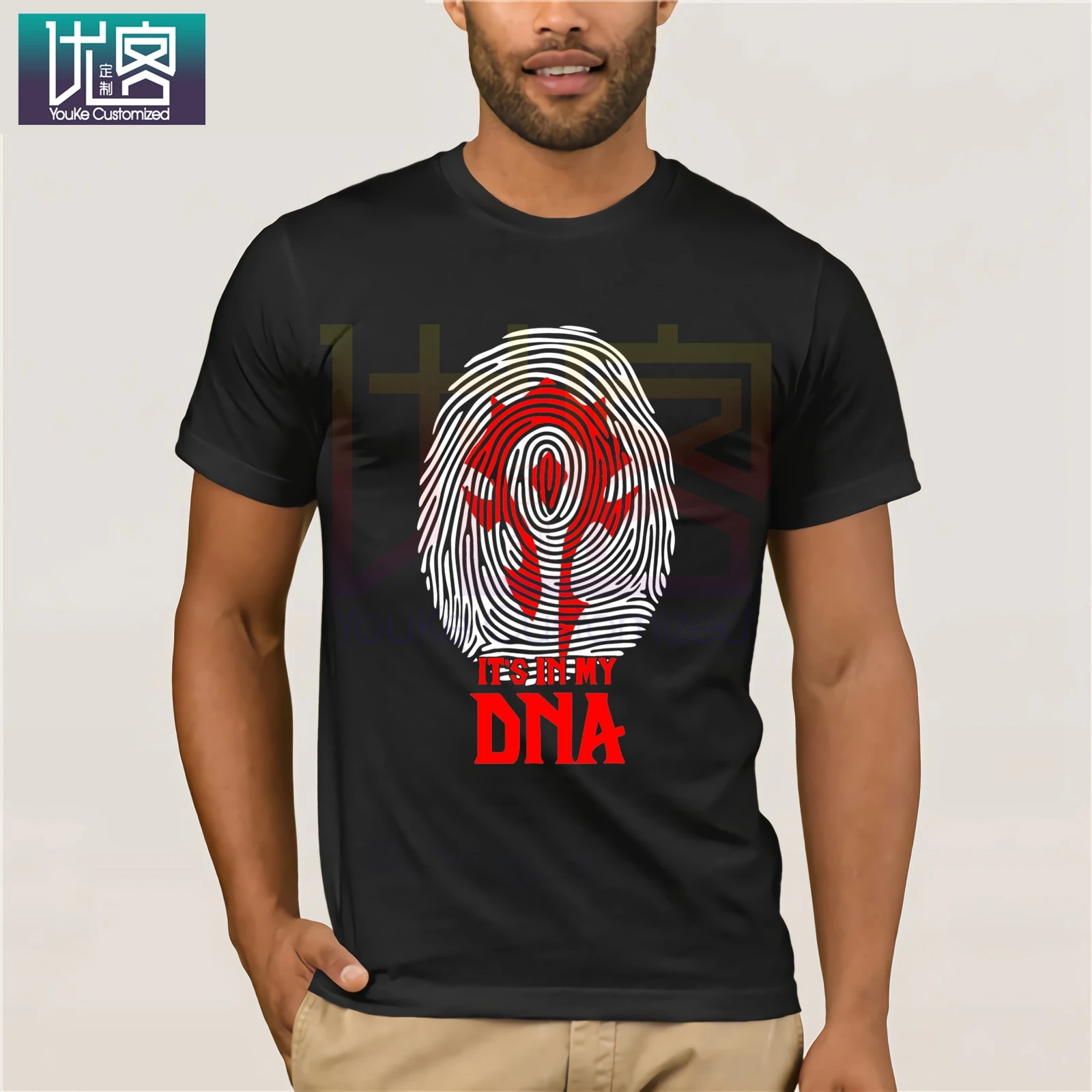 2019 популярная мужская рубашка THE orde It IN MY DNA WORLD OF WARCRAFT повседневные винтажные