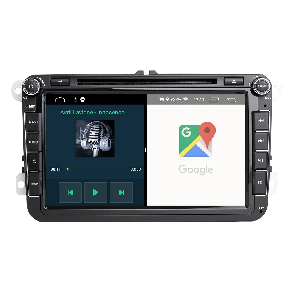 Cheap Android 9.0 Quad Core Car DVD GPS Navi for Volkswagen VW Skoda Octavia golf 5 6 touran passat B6 jetta polo tiguan player audio 5