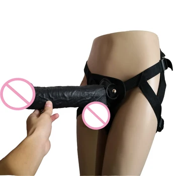 29*6cm Strap on Huge Dildos soft penis long strapon realistic dildos suction cup big dick sex toys for women lesbian 2