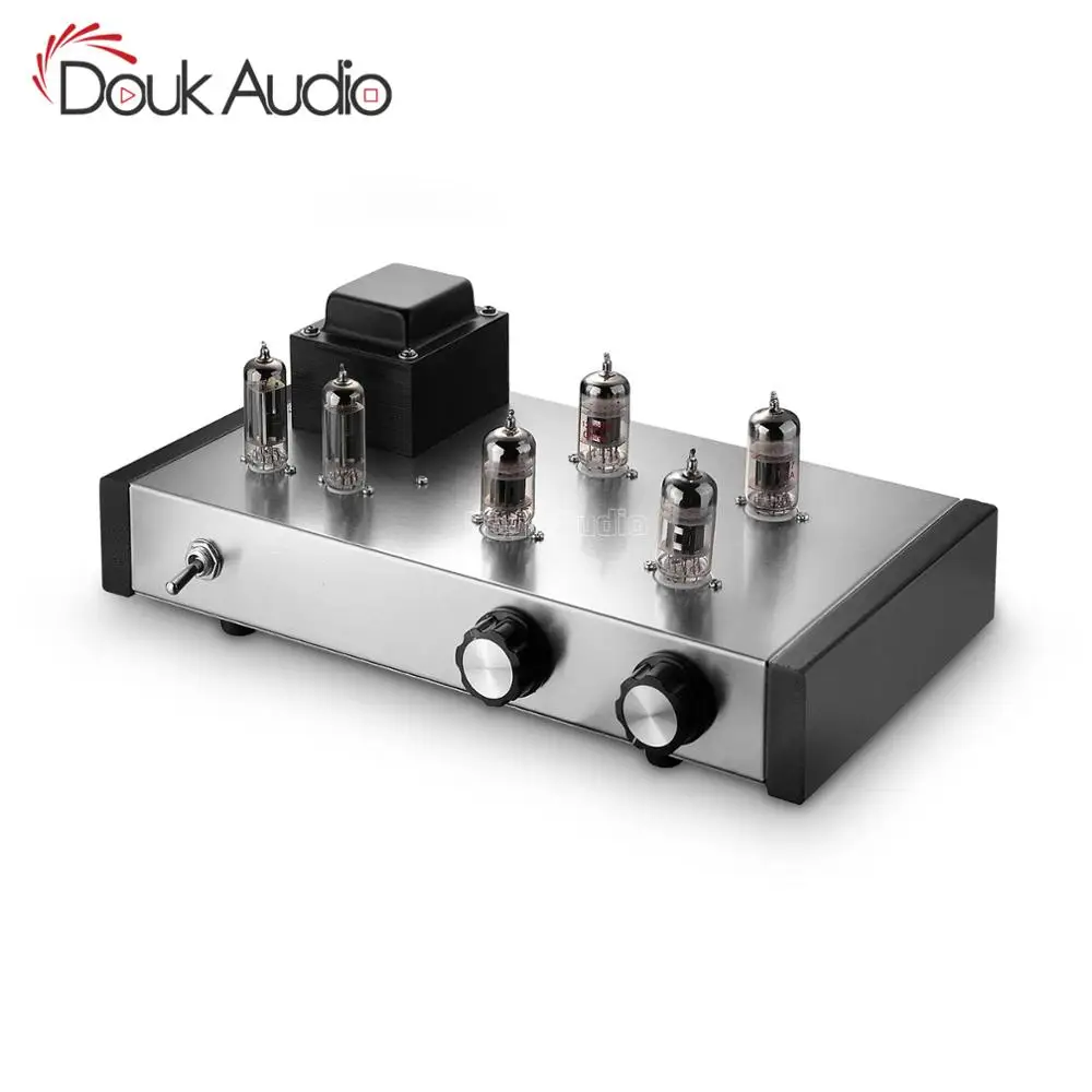 Douk аудио 12AX7 12AU7 стерео вакуумный ламповый предусилитель HiFi Предварительный усилитель Shigeru Wada Япония схема