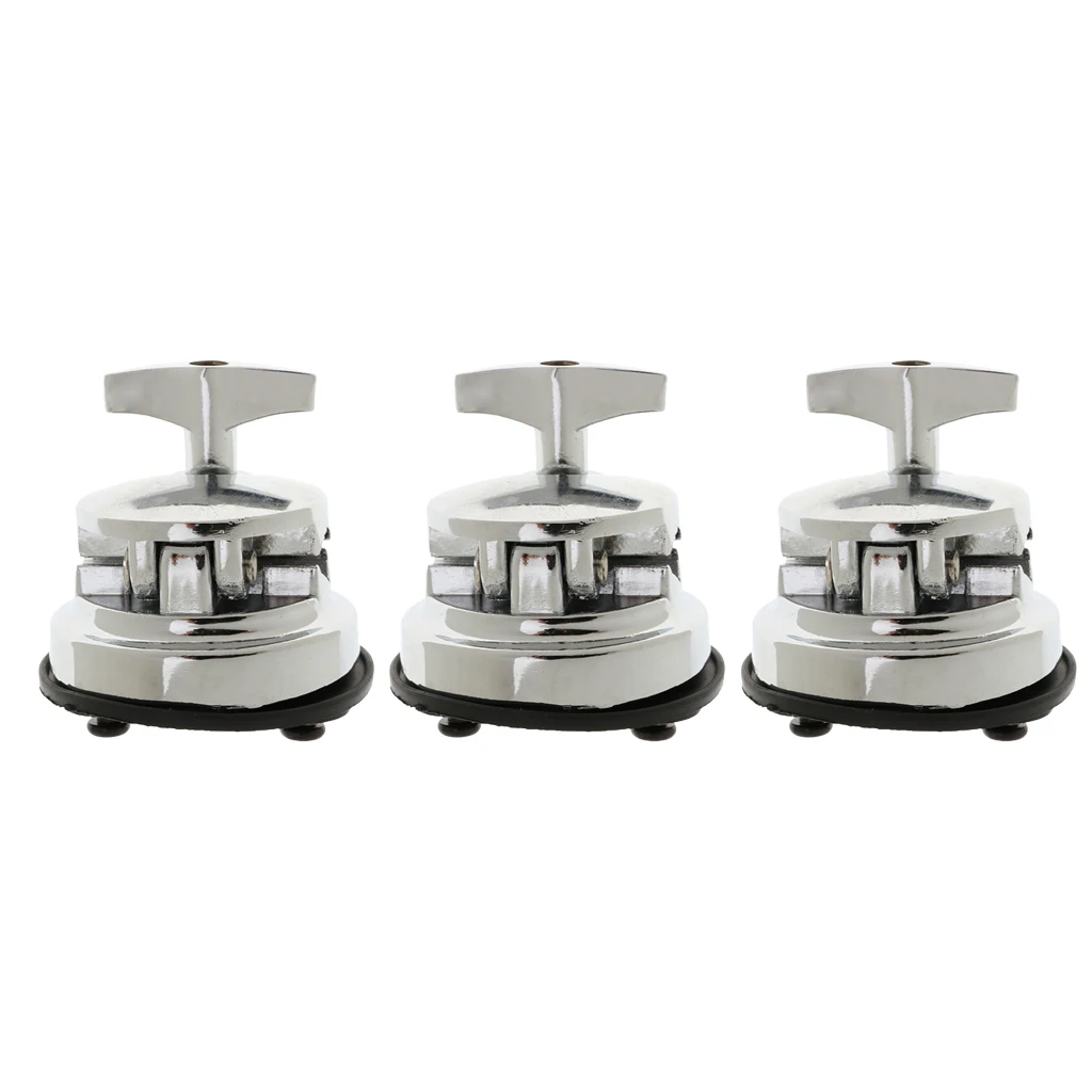 3pcs Opened Tom Drum Holder Base Support Percussion Instrument Parts
