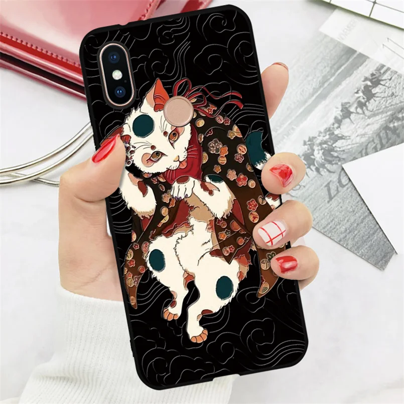 3D крышка тиснения для спортивной камеры Xiao mi Red mi 5 Plus 6A 7A S2 Note 3 4X5, 6, 7, 8, K20 Pro mi A1 A2 8 Lite 9 SE 9T F1 CC9 CC9e в виде геометрических фигур чехол из термопластичного полиуретана