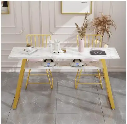 Nail Table Economy Double Single Simple Modern Nail Table And Chair Set Double Nail Store Nail Table Economy Double Single Simple Modern Nail Table And Chair Set Double Nail Store