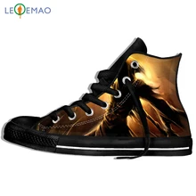 Мужские кроссовки с принтом логотипа на заказ, дизайнерские кроссовки с тяжелым металлическим черепом в стиле Харадзюку, парусиновые кеды Zapatos De Mujer