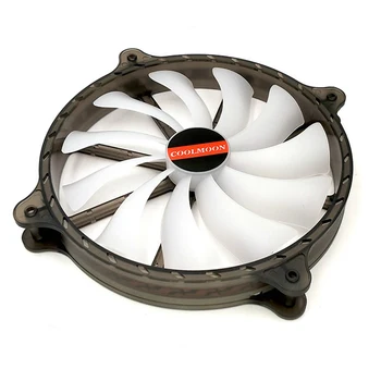 

20cm Hydraulic Bearing 11 Blade RGB Cooling Fan Quiet Large Air Volume Durable With Remote Controller For Computer Case 32 LED