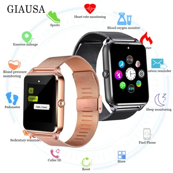 

Z60 Smart Watch With Sim Card Bluetooth SmartWatch Z60 relogio inteligente Smartwatch GT08 Plus reloj inteligente PK GT08 Band