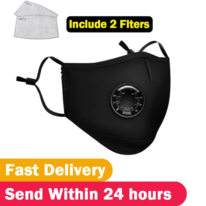 

Cotton PM2.5 Mouth Mask Filter Windproof Anti-droplets Transmission Mask Anti Dust Reusable Mouth-muffle Anti Bacteria Face Mask