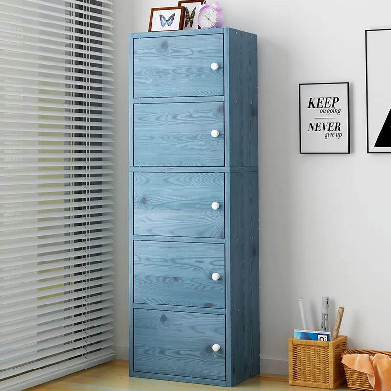

Simplicity Bookcase Bookshelf Minimalist Modern Floor Storage Shelf Creative Multi-functional Province Space Bookcase Practical