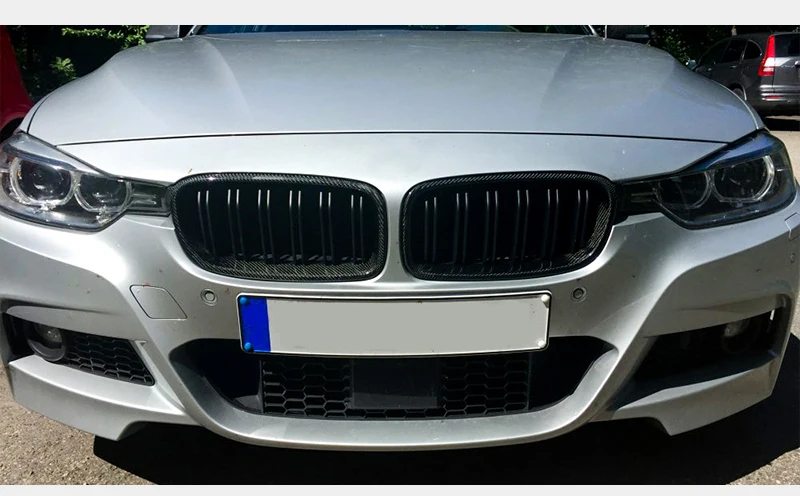 2-рейки ABS передняя решетка почек грили для BMW 3 серии F30 F31 316i 318d 320i 325d 2011-в склад в России