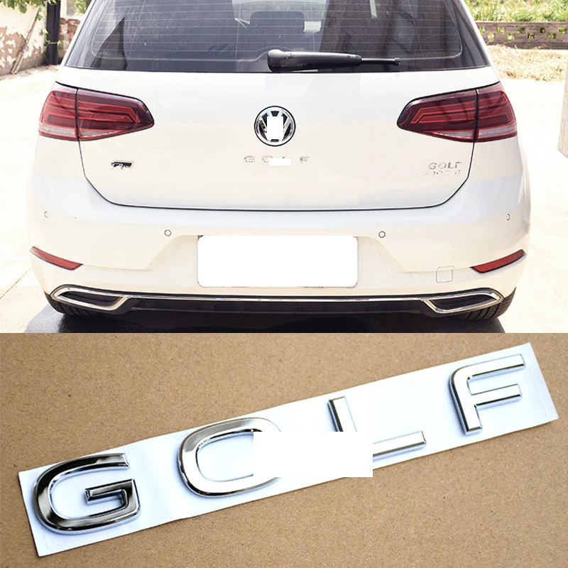 

Rear Trunk New Golf Logo Badge Emblem Stickers for VW Golf 7 7.5 MK7 Accessories 2015 2016 2017 2018 2019