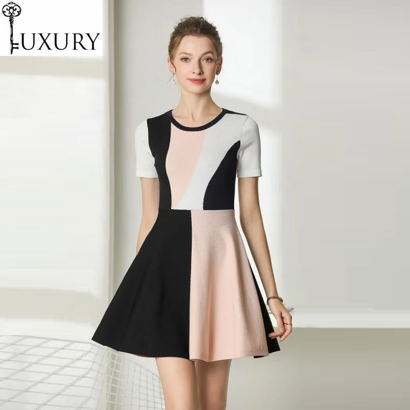 2020 высококачественный вязаный летний Повседневный свитер для женщин цветной