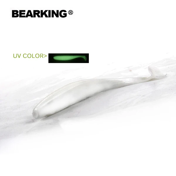 A Bearking популярная приманка для рыбалки, мягкая профессиональная приманка, 3 дюйма, 15 шт., 7,6 см/2,5, качественный искусственный карп, воблеры - Цвет: A