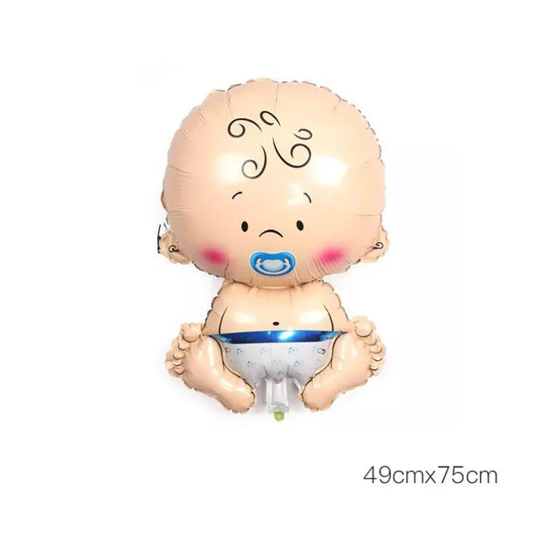 Newborn Boys girls Angel foil balloons baby Shower Supplies 1st birthday Party decoration globos gender reveal blue Pink ballon Foil Balloons Birthday Balloons Birthday Balloon Set Party Balloon Set Birthday Party Decoration Set Inflatable Balloon