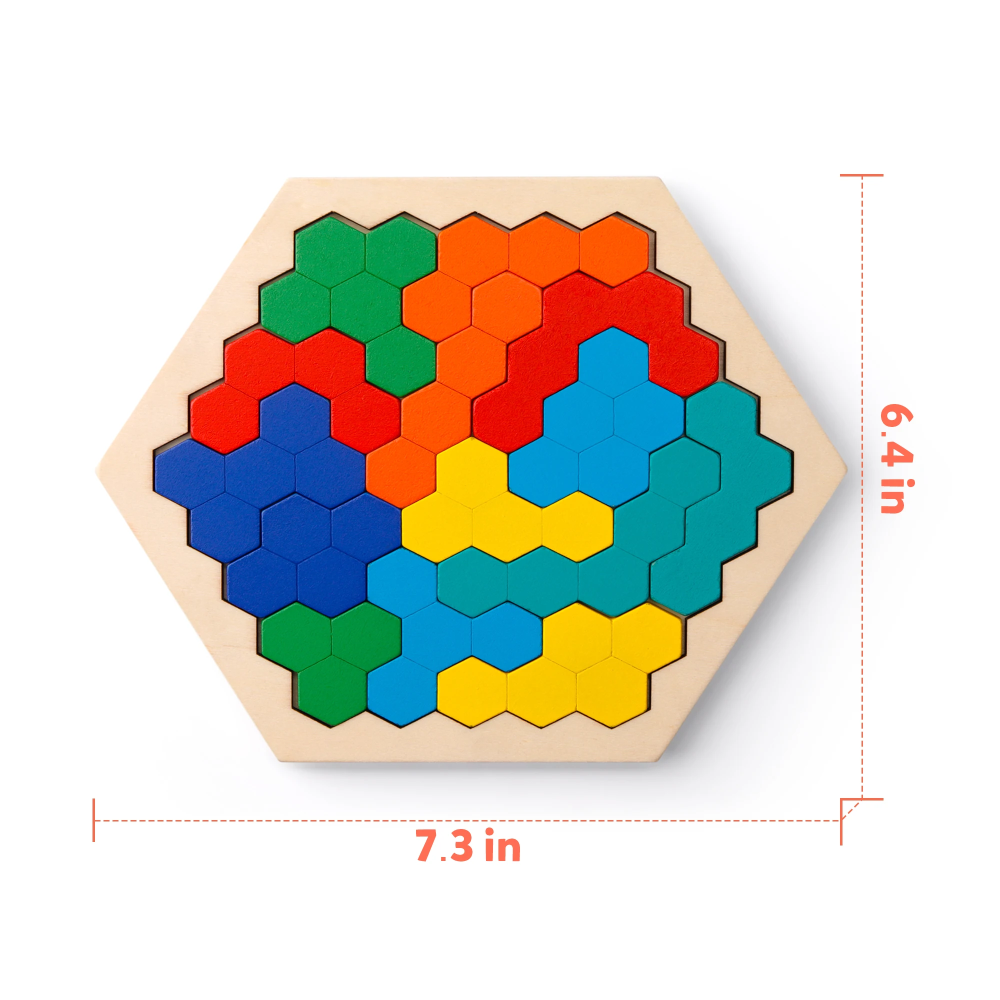 Enfants d'apprentissage en bois bébé Geometry Jouets éducatifs Puzzle  Puzzle IQ 3D pour les enfants - Autres - Achat & prix