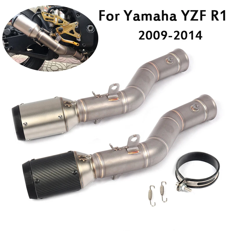 Глушитель выхлопной трубы для мотоцикла модифицированный Yamaha YZF R1 2009 2010 2011 2012 2013