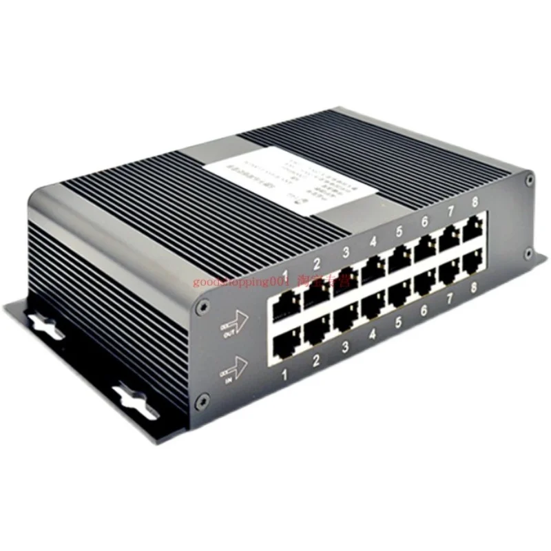 

8-channel Gigabit Network Signal Lightning Protection Device 8-port 1000M Surge Protection Device