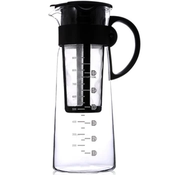 

AFBC Portable Household Hot Or Cold Brew Dual-Use Filter Coffee&Tea Pot Espresso Coffee Ice Drip Coffee Maker Glass Percolators