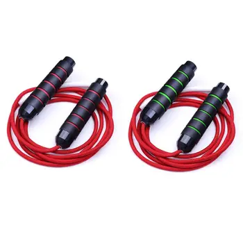 

Speed Skipping Ropes Adjustable Jump Ropes with Foam Handle Tangle-free with Bearings Weighted Skipping Ropes for Fitnes