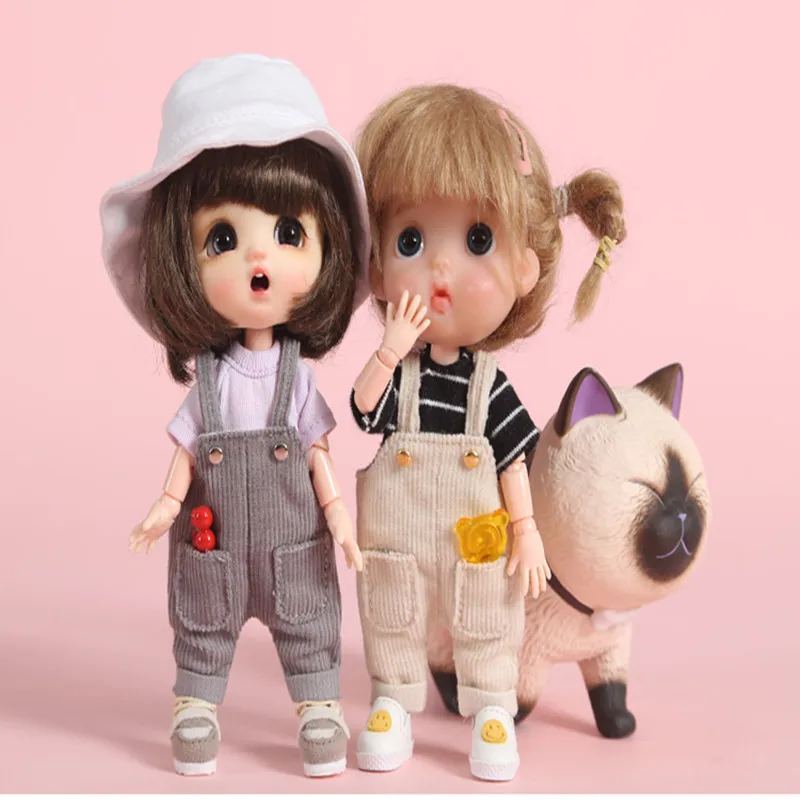 M0048 детскую руку игрушки 1/12 ob11 кукла сахарной BJD/Аксессуары для кукол SD GSC Симпатичные большой карман нагрудник-1 шт