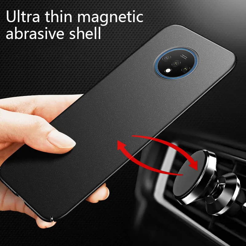 

Ultra-thin Magnetic Hard Matte PC Phone Case For Oneplus 7T 7 Pro 6T 6 5T 5 Luxury Frosted Protection Cover For 7 6T Coque Funda