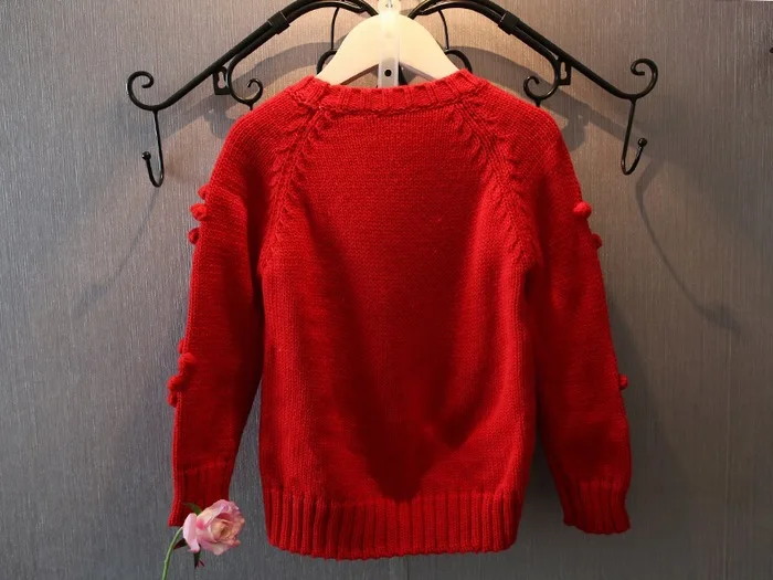 Одежда для маленьких девочек милый вязаный свитер, костюм вязаный свитер толстый теплый свитер детские леггинсы, юбка многослойная юбка-пачка вязаный свитер комплект из двух предметов