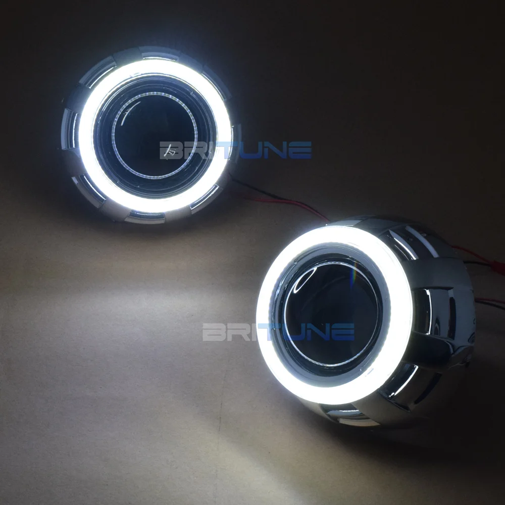Britune Koito Q5 D2S HID проектор Биксеноновые линзы 3 0 светодиодный ангельские глазки фары