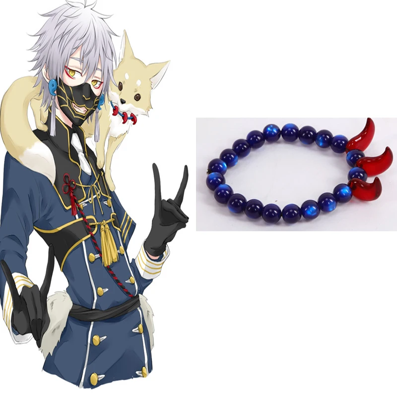 Touken Ranbu Online костюм для косплея Nakigitsune лиса ожерелье воротник Хэллоуин