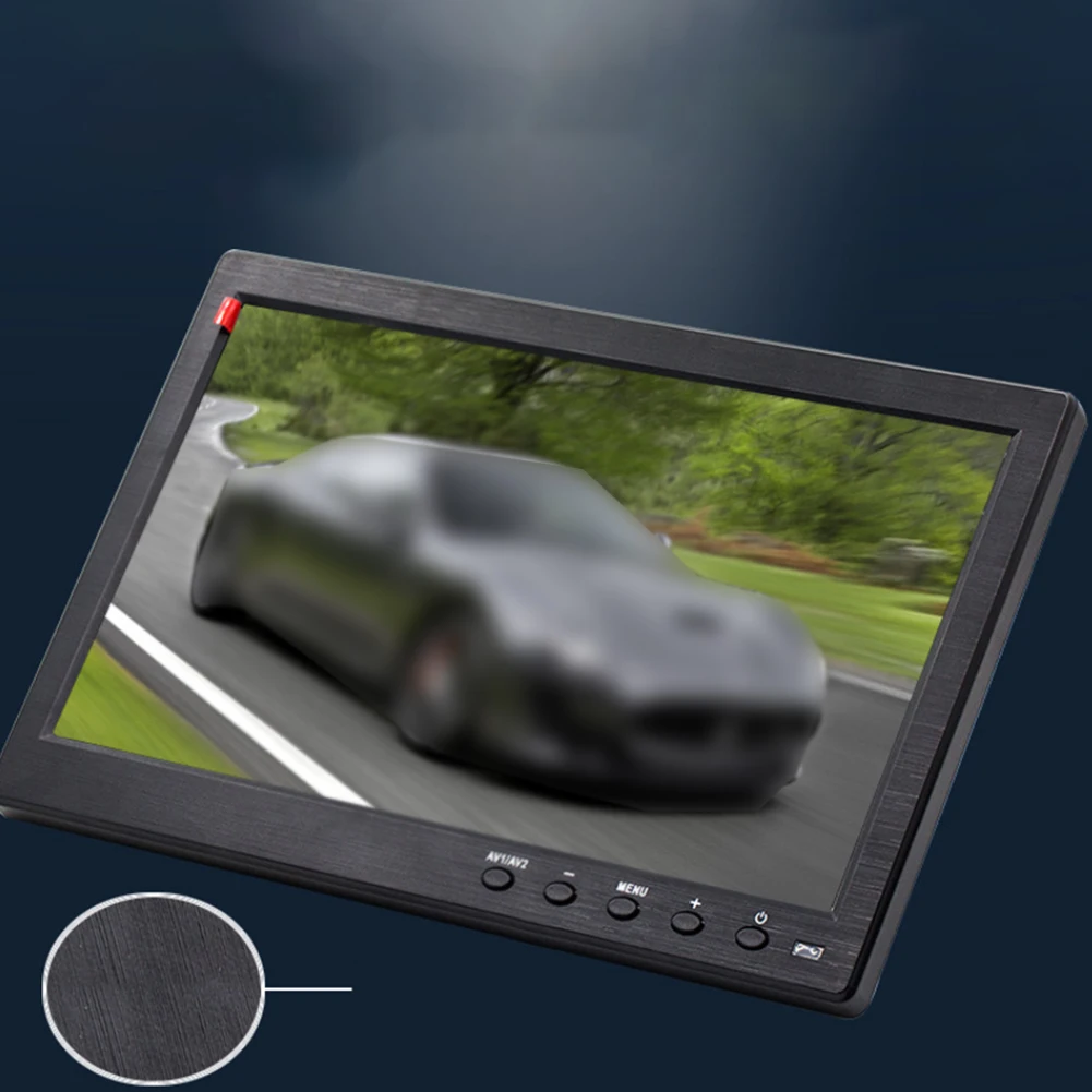 10.1 Inch Video HD Security Travel Screen Computer Portable Smart Monitor Display Easy Use Car Mounted High Compatibility