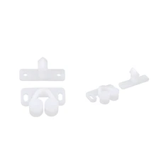 2 шт. Лодка RV белый пружинный двойной ролик замок двери шкафа