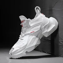 Новинка; оригинальная обувь для скейтбординга с объемным изображением роботов; обувь для скейтбординга; белые летние сетчатые кроссовки для подиума; Мужская обувь; Zapatos De Hombre