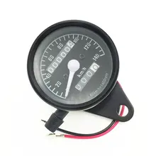 Unviersal Retro Motorcycle Speedometer Tachometer Led Motorbike Odometer Double Meter Odometer Dashboard