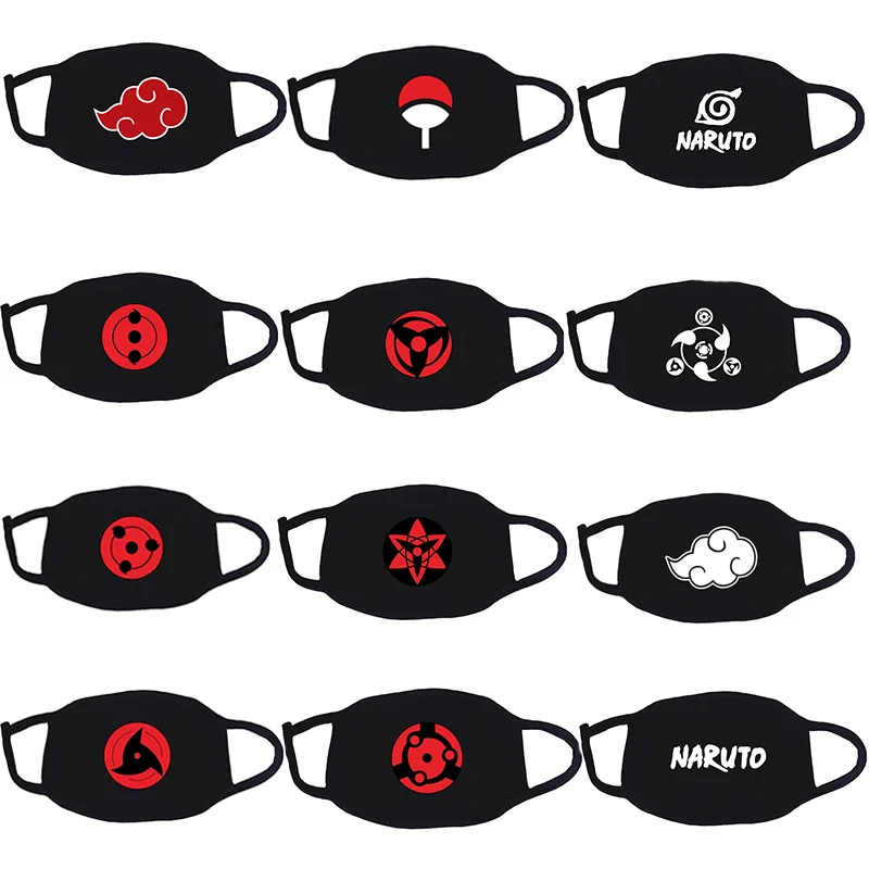 

Anime Naruto Mascarillas Mask Akatsuki Cosplay Costume Accessories Face Masks