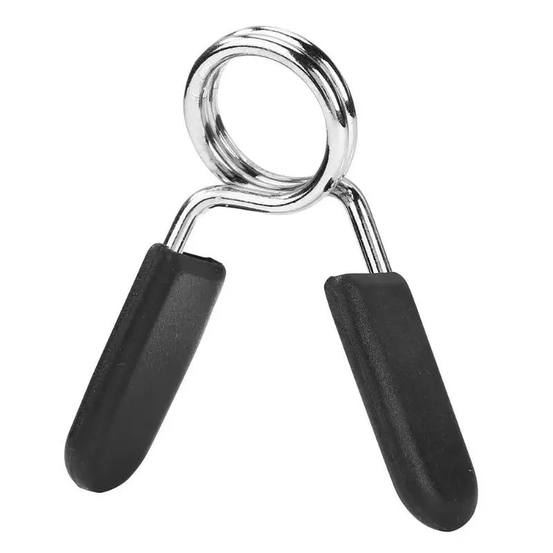 Barbell Spring Collar Clips Clamp Gym Weight Barbells Dumbbell Lock