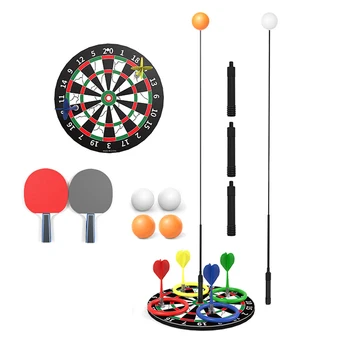 

Magnetic Dart Table Tennis Trainer with Elastic Soft Shaft - 0.9-1.1m Type Children/Adult